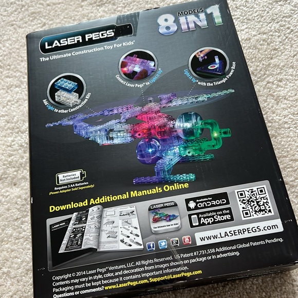 Laser Pegs The Ultimatemate Construction Toy- Helecopter - Picture 5 of 5